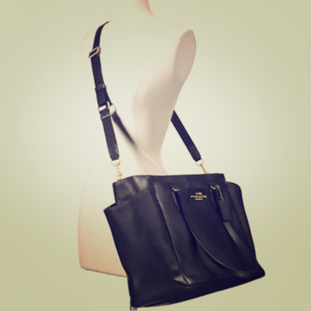 Coach Authentic Multigrain Leather Diaper Bag